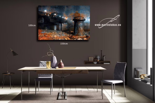 Vizualizace času v městské krajině jako hluboký obraz do interiéru, k prodeji v našem eshopu, autor Martin Lukač, pražský fotograf, www.martinlukac.eu