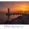 Podersdorf am See – západ slunce nad majákem a molem u jezera, autor Martin Lukač, www.martinlukac.eu