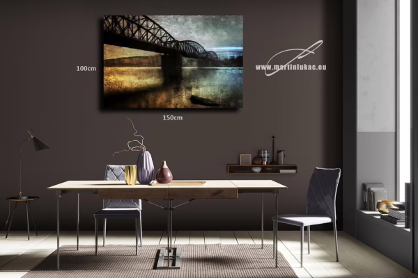 Vizualizace obrazu „Mezi psem a vlkem“ jako umělecký tisk, k prodeji v našem eshopu, autor Martin Lukač, pražský fotograf, www.martinlukac.eu