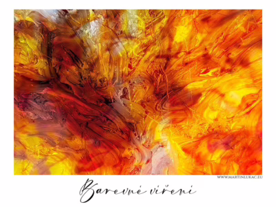 Tanec světla, žáru a rytmu v jednom obraze... Expresivní vír teplých barev ve žlutočerveném spektru, autor Martin Lukač, autor Martin Lukač, pražský fotograf, www.martinlukac.eu