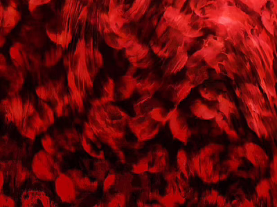 Záře rudého měsíce vnitřní krajinou snů... Vizuální bouře plná červených a černých tónů, působící jako malířská noční vize, autor Martin Lukač, pražský fotograf, www.martinlukac.eu